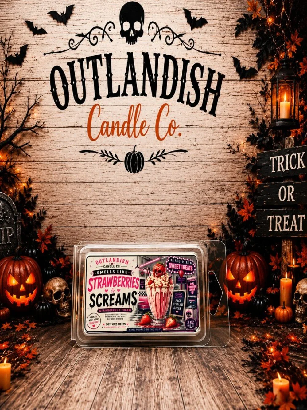 Strawberries & Screams Wax Melts | Strawberries and Cream Scent